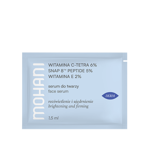 Sachet - Tightening and brightening face serum with ultra-stable Vitamin C TETRA 6%, neuropeptide SNAP 8™ 5% and Vitamin E 2%.