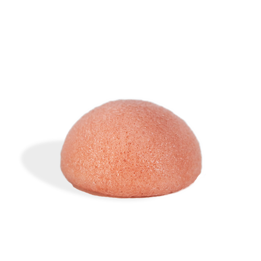 Natural konjac sponge for face cleansing Mohani - with pink clay