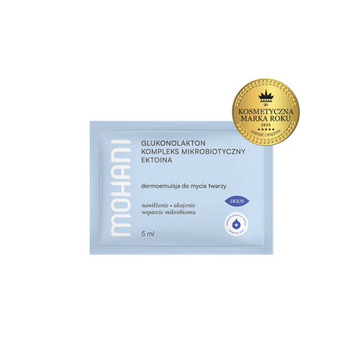 Sachet - Moisturizing dermoemulsion face wash with gluconolactone, ectoin and microbiotic complex