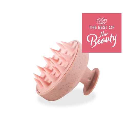 Hair washing and head massage brush - pink