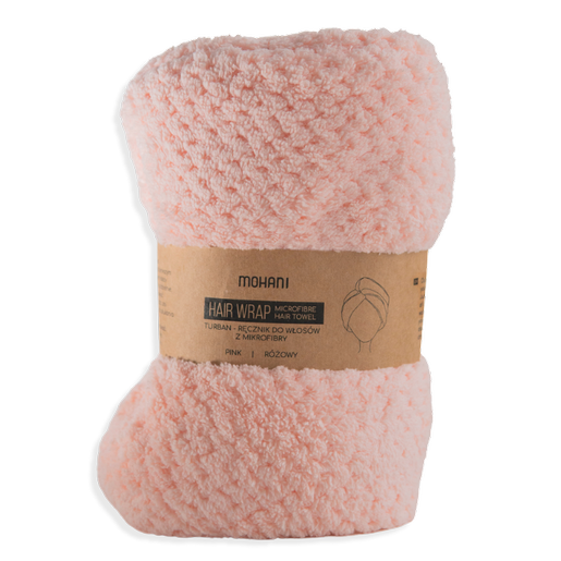 Turban - Mohani microfiber hair towel - pink 