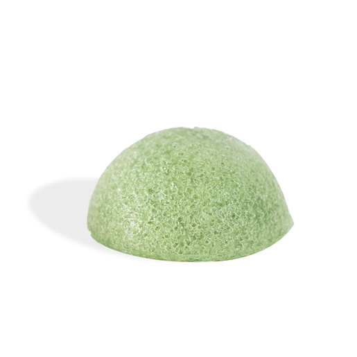 Natural konjac sponge for face cleansing Mohani - with green tea 