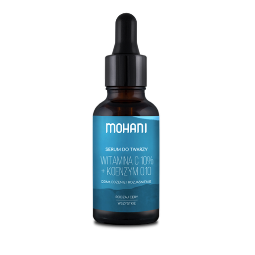 Rejuvenating and brightening face serum with vitamin C 10% and coenzyme Q10 - Mohani