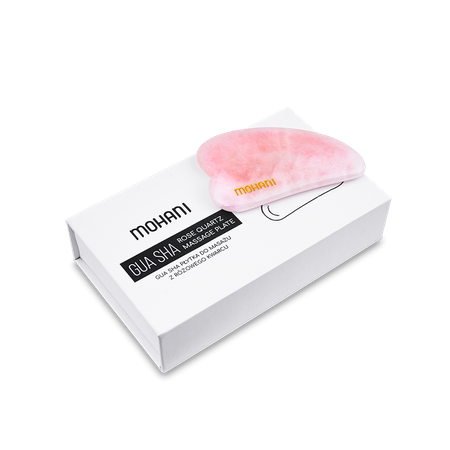 Gua sha rose quartz massage plate Mohani