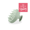 Hair washing and head massage brush - green
