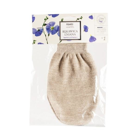 Linen bath glove