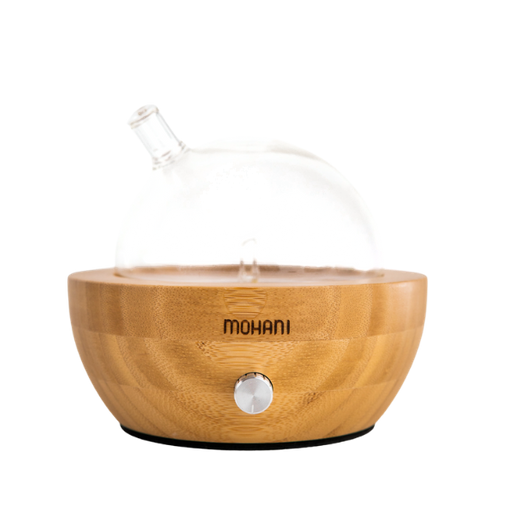 Nebulizer - essential oil diffuser Mohani - bamboo, glass sphere
