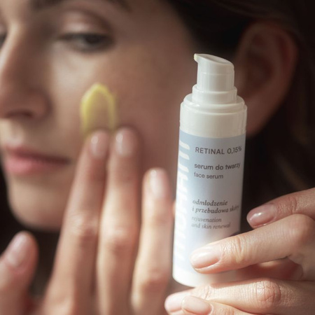 Anti-aging face serum with Retinal 0.15%