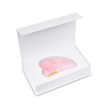 Gua sha rose quartz massage plate Mohani