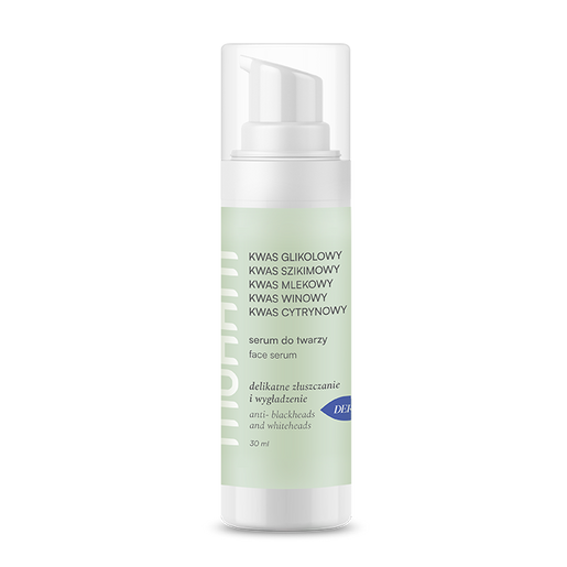 Regenerating and exfoliating face serum five AHA acids Mohani 30ml