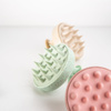Hair washing and head massage brush - pink